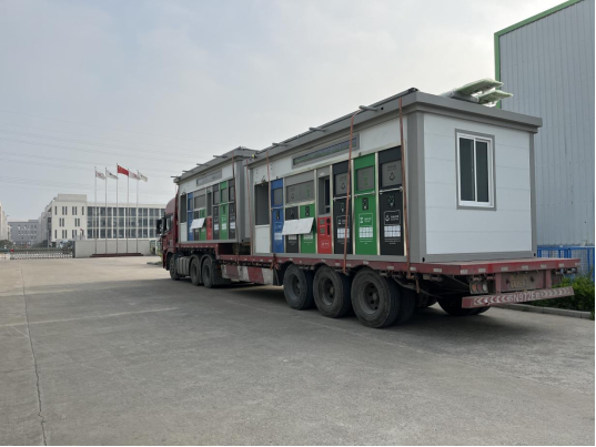 貓先生垃圾分類設備廠家，智能垃圾房，小區垃圾分類點建設