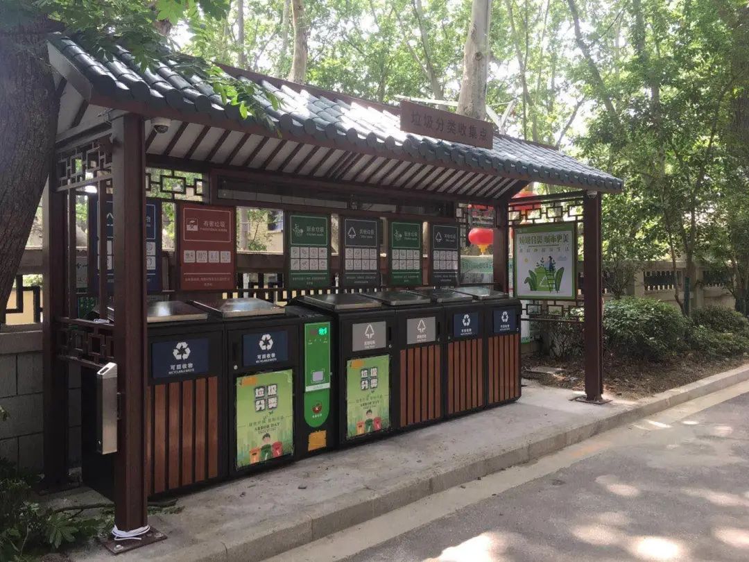 貓先生智能垃圾分類(lèi)亭，定時(shí)定點(diǎn)垃圾收集點(diǎn) ，垃圾亭生產(chǎn)廠(chǎng)家